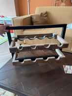 Wijnrek - showmodel industrieel 50x35cm, Huis en Inrichting, Woonaccessoires | Wijnrekken, Ophalen, Nieuw, Metaal
