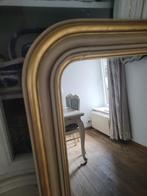 Antieke Louis Phillipe spiegel Franse toogspiegel, Ophalen, Rechthoekig, 50 tot 100 cm, 100 tot 150 cm