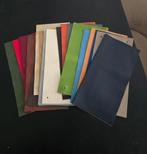 Stukken Leer/Stof voor Hobby, Gebruikt, Overige kleuren, Leer of Kunstleer, Ophalen of Verzenden