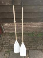 peddels (2 stuks) houten riem met kunststof blad, Ophalen, Gebruikt