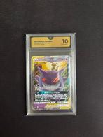 Gengar & Mimikyu GX Global 10, Hobby en Vrije tijd, Verzamelkaartspellen | Pokémon, Ophalen of Verzenden, Zo goed als nieuw, Losse kaart