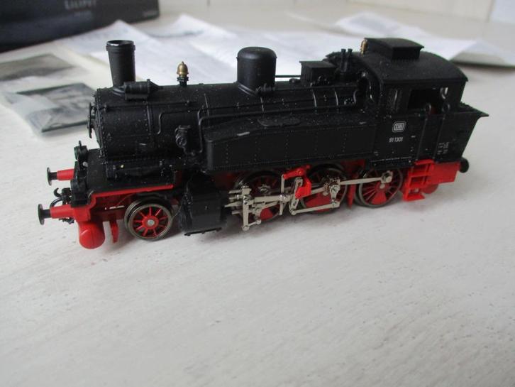 Liliput Stoomlok 91 1301 DB, Hobby en Vrije tijd, Modeltreinen | H0, Zo goed als nieuw, Locomotief, Gelijkstroom, Liliput, Ophalen