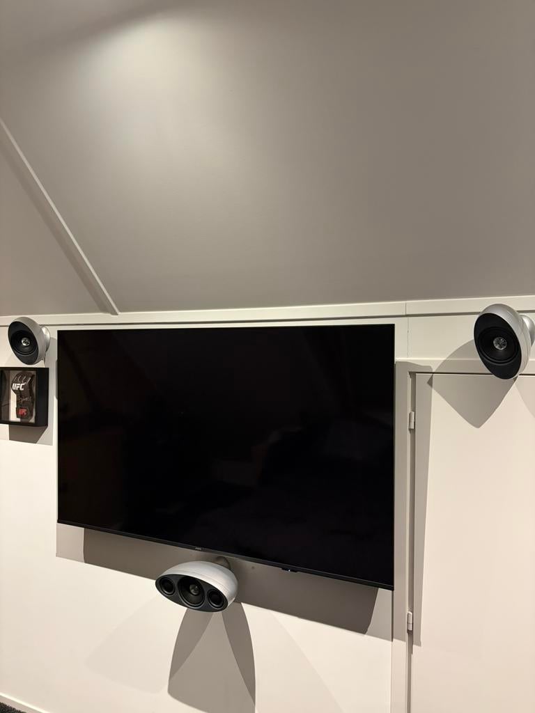 Kef eitjes + harman Sub + Denon Receiver, Audio, Tv en Foto, Luidsprekers, Overige merken, Subwoofer, Ophalen of Verzenden, Zo goed als nieuw