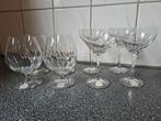 Vintage kristallen borrelglaasjes, Onbekend, Ophalen of Verzenden, Zo goed als nieuw, Onbekend