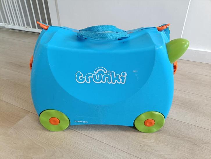 Trunki kinderkoffertje – stevig en handig voor op reis ️, Sieraden, Tassen en Uiterlijk, Koffers, Gebruikt, Hard kunststof, Minder dan 50 cm