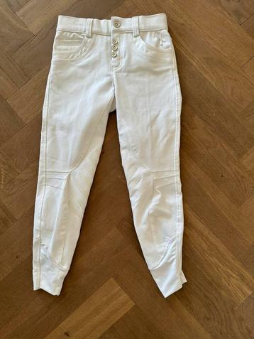 Een maal gedragen paardrij wedstrijd broek mt 140 beschikbaar voor biedingen