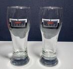 2 London Shandy glazen met verzwaarde voet. Hoogte 15 cm., Ophalen of Verzenden, Zo goed als nieuw, Glas of Glazen, Overige merken