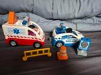 Duplo Politie & Ambulance Set - Zo Goed Als Nieuw, Ophalen of Verzenden, Zo goed als nieuw, Complete set, Duplo