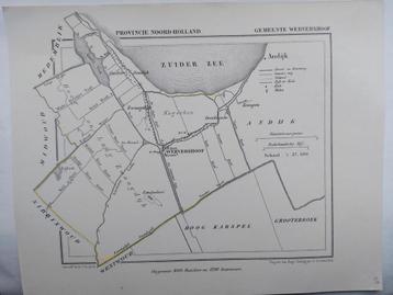 58 / Wevershoof Zwaagdijk Andijk Litho van J. Kuyper beschikbaar voor biedingen