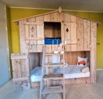 Stapelbed boomhut bed steigerhout kinderbed, Kinderen en Baby's, Ophalen, Zo goed als nieuw, Stapelbed
