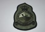 DHC groen embleem Defensie Helikopter Commando, Verzamelen, Militaria | Algemeen, Verzenden, Luchtmacht, Nederland, Embleem of Badge