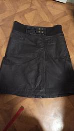 Leren rok echt leer maat M donkerbruin, Kleding | Dames, Rokken, Maat 38/40 (M), Bruin, Ophalen of Verzenden, Zo goed als nieuw