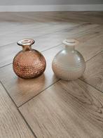 2 leuke roze vaasjes van Groenrijk, Ophalen, Overige kleuren, Minder dan 50 cm, Glas
