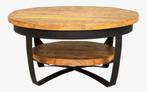 Salontafel mango 80cm 45 hoog Ceramstraat 4 in tilbjrg, Ophalen, Outletliving7@gmail.com, 50 tot 100 cm, Rond
