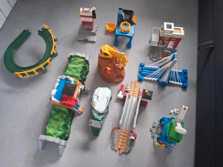 Grote set Fisher Price Geotrax treinbaan, Kinderen en Baby's, Speelgoed | Fisher-Price, Gebruikt, Speelset, Ophalen