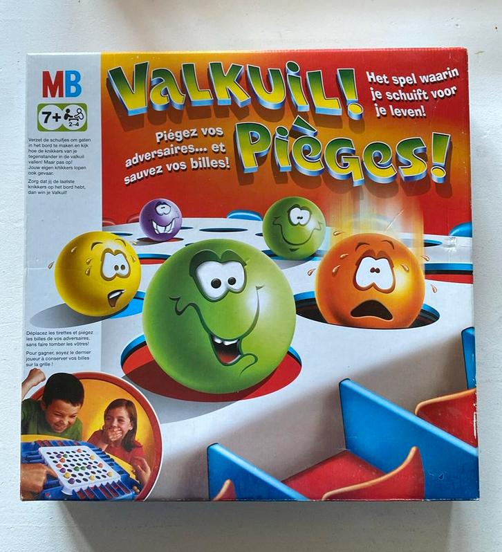 Valkuil bordspel, Hobby en Vrije tijd, Gezelschapsspellen | Overige, Gebruikt, Ophalen of Verzenden