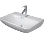 Wastafel compact 1 kraangat overloop 60x40cm wit Duravit, Doe-het-zelf en Verbouw, Sanitair, Ophalen of Verzenden, Nieuw, Wastafel