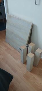 Blank EikenHouten fineer salontafel, Huis en Inrichting, Complete inboedels, Ophalen