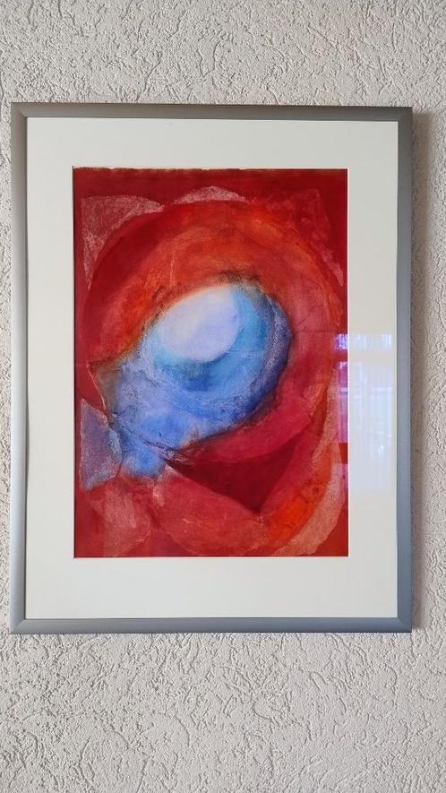 Schilderij aquarel, Antiek en Kunst, Kunst | Schilderijen | Klassiek, Ophalen