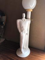 Vintage jaren 80 lamp, man bij lantaarnpaal, Ophalen of Verzenden, Zo goed als nieuw, Minder dan 50 cm