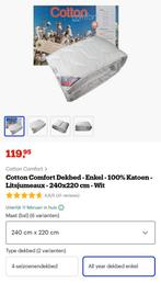 Dekbed Cotton Comfort 240x220, Ophalen, Zo goed als nieuw