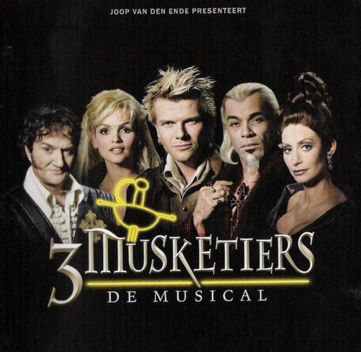 3 musketiers - de musical nl cast cd VAN DEN ENDE  SALE!!, Cd's en Dvd's, Cd's | Filmmuziek en Soundtracks, Zo goed als nieuw
