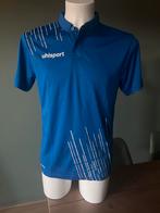 Blauwe Uhlsport polo M shirts polo’s sportkleding t-shirts, Uhlsport, Nieuw, Verzenden, Maat 48/50 (M)