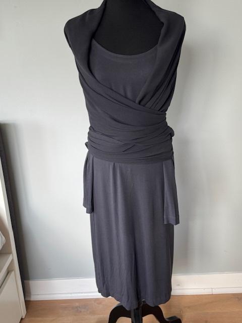 Nieuw European culture grijs jurkje maat 40., Kleding | Dames, Jurken, Nieuw, Maat 38/40 (M), Grijs, Boven de knie, Ophalen of Verzenden