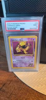 Sabrina's Abra - 2000 Black Star Promo - PSA 9, Ophalen of Verzenden, Zo goed als nieuw, Losse kaart