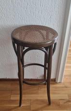 Vintage Thonet barkruk, Ophalen, Gebruikt, Hout, 60 tot 90 cm