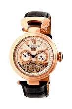 Heritor Automatisch Herenhorloge – Ganzi, Zwart & Roségoud, Sieraden, Tassen en Uiterlijk, Horloges | Heren, Overige merken, Leer