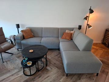 Grijze hoekbank chaise longue rechts 260x220x90cm beschikbaar voor biedingen