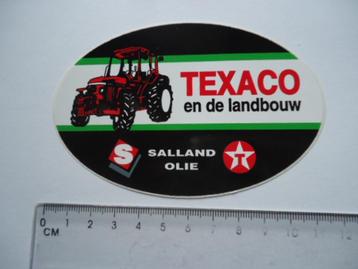 sticker oud Texaco traktor boer landbouw tuinbouw agri beschikbaar voor biedingen