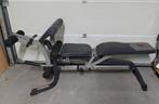 Marcy fitnessbank met lat pulley attachment, Ophalen, Benen, Gebruikt, Krachtstation