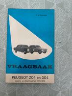 Peugeot 204 & 304 Vraagbaak 1973-1979, Ophalen of Verzenden, Gelezen, Peugeot