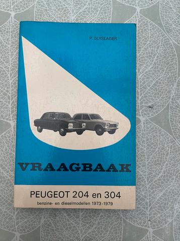 Peugeot 204 & 304 Vraagbaak 1973-1979 beschikbaar voor biedingen