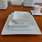 Volledig Maxwell & Williams servies – wit porselein, Huis en Inrichting, Keuken | Servies, Gebruikt, Ophalen of Verzenden, Bord(en)