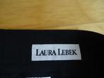 Laura Lebek- zwarte klassieke pantalon mt 42, Verzenden, Zwart, Maat 42/44 (L), Zo goed als nieuw