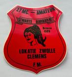 Sticker Zwarte Barbara 27 mc amateurs Zwolle (3), Verzamelen, Stickers, Ophalen of Verzenden, Nieuw, Bedrijf of Vereniging