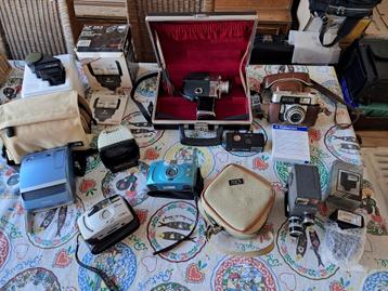 Diverse (vintage) foto- en filmapparatuur + diaviewer/flits beschikbaar voor biedingen