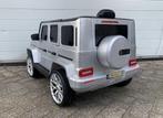 Mercedes G63 AMG 12v Metallic zilver Bluetooth / Afst. lede, Ophalen of Verzenden, Nieuw