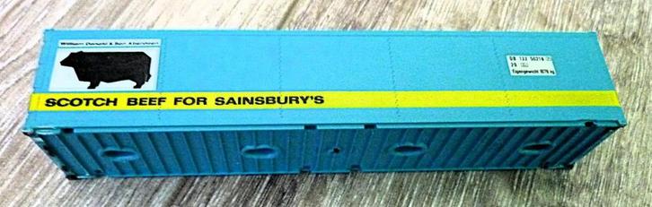 Roco 40`container  uit set 46306 H0, Hobby en Vrije tijd, Modeltreinen | H0, Gebruikt, Overige typen, Gelijkstroom, Roco, Ophalen of Verzenden