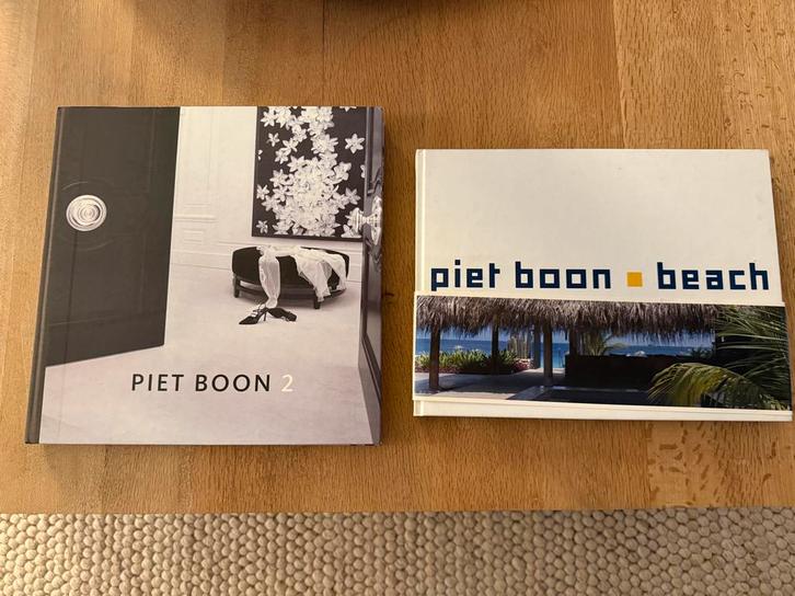 Boeken Piet Boon 2 en Piet Boon Beach, Boeken, Kunst en Cultuur | Fotografie en Design, Zo goed als nieuw, Overige onderwerpen