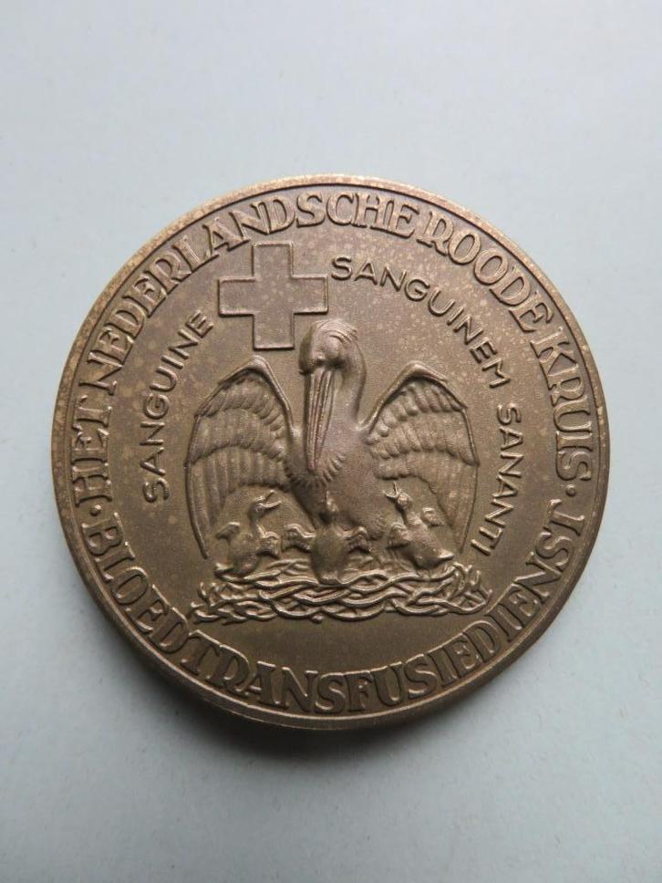 Bronzen penning Het Nederlandsche Roode Kruis, Postzegels en Munten, Penningen en Medailles, Brons, Nederland, Ophalen of Verzenden