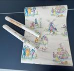 Nieuw 3 rollen papierbehang klassieke print behang lakei, Huis en Inrichting, Ophalen of Verzenden