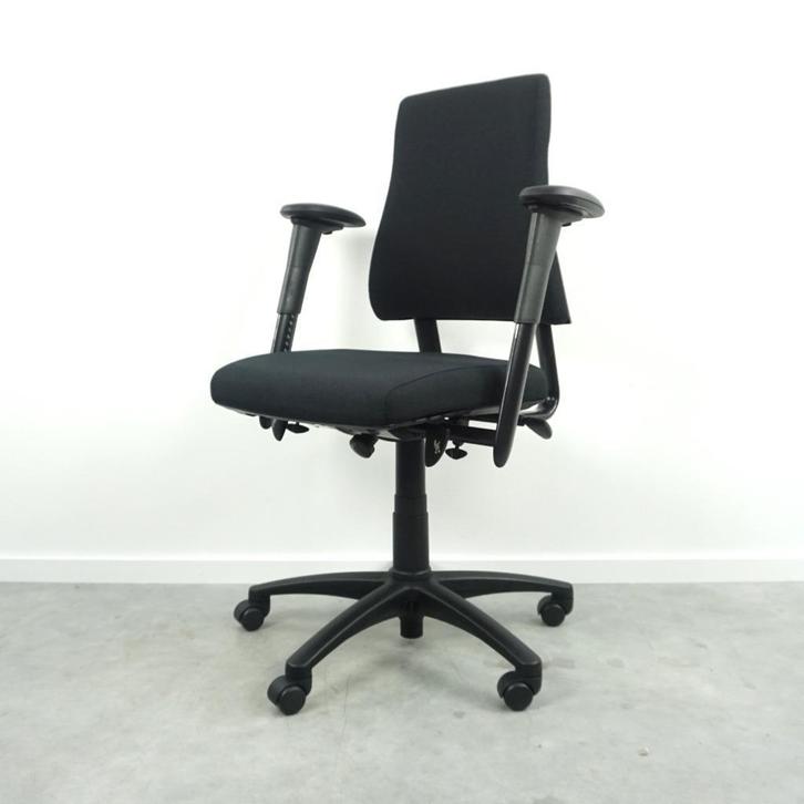 BMA Axia Bureaustoel | Refurbished | Nieuw Gestoffeerd 4D, Huis en Inrichting, Bureaustoelen, Gebruikt, Bureaustoel, Zwart, Ergonomisch