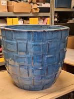 48 cm  bloempot  "repaired "  terracotta, Ophalen, Steen, Minder dan 60 cm, Rond