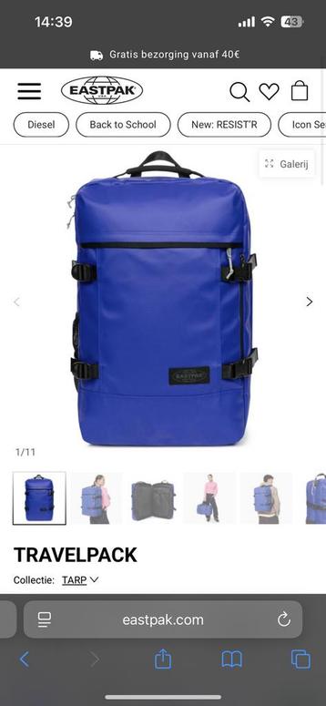Eastpak travelpack rugzak beschikbaar voor biedingen