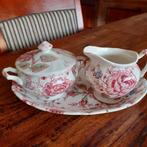 Johnson Brothers/Bros ROSE CHINTZ Klein roomstel met schotel, Overige typen, Ophalen of Verzenden, Zo goed als nieuw, Overige stijlen