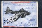 Voedselbombardement Schiphol, Thank you America, 1943 Taurel, Verzenden, 1940 tot 1960, Ongelopen, Politiek en Historie
